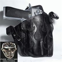 Pure_Kustom_Holsters_Desert_Eagle_L6_Black_with_Tooled_Flames2